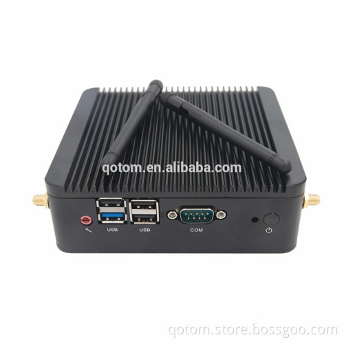 QOTOM Quad core Mini PC Q190N with bay trail processor j1900 onboard, quad core 2 GHz , up to 2.42 GHz, x86 Mini PC Win 7/8/10